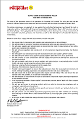 Supply chain policy Supply Chain Policy