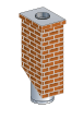 Pre-fabricated chimney stack