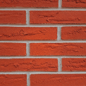Red brick-slip finish